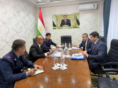 Meeting with Director of the Drug Control Agency under the President of the Republic of Tajikistan